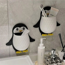 Penguin Toothbrush Holder/Brush Stand/Pen Holder/Kitchen/Bedroom/Office Plastic Toothbrush Holder